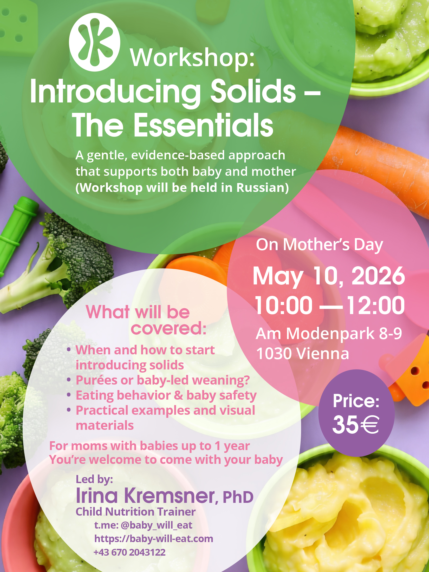 Solid Food Seminar by Irina Kremsner on 2026-05-10